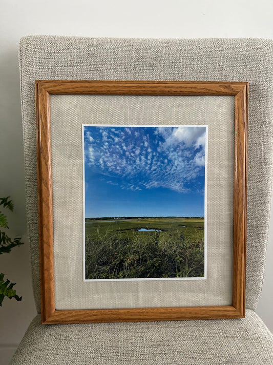 Seagull Beach Cape Cod Framed Print