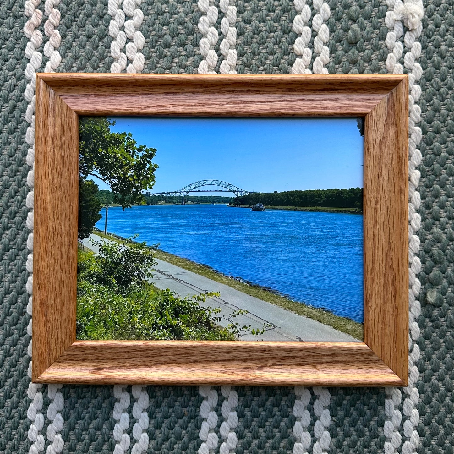 Crossing The Sagamore Bridge to Cape Cod, Massachusetts Framed Print