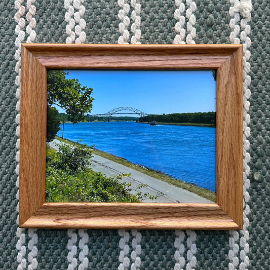 Crossing The Sagamore Bridge to Cape Cod, Massachusetts Framed Print