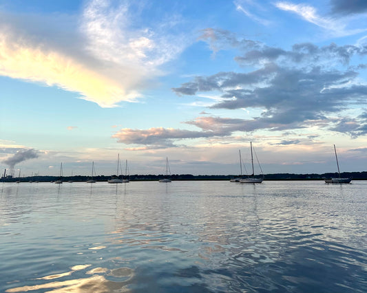 Coastal Connecticut Sailboats Print